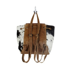 Load image into Gallery viewer, Dolly Tooled Cowhide Backpack
